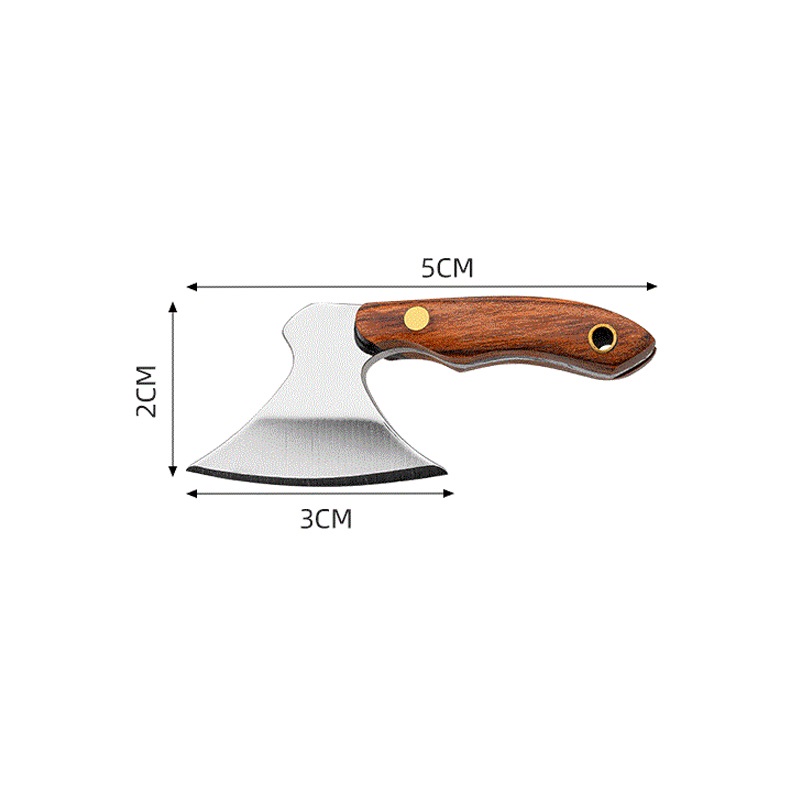 Woodworking Veneer Cutter - Мини-нож-топорик из нержавеющей стали 440 с
