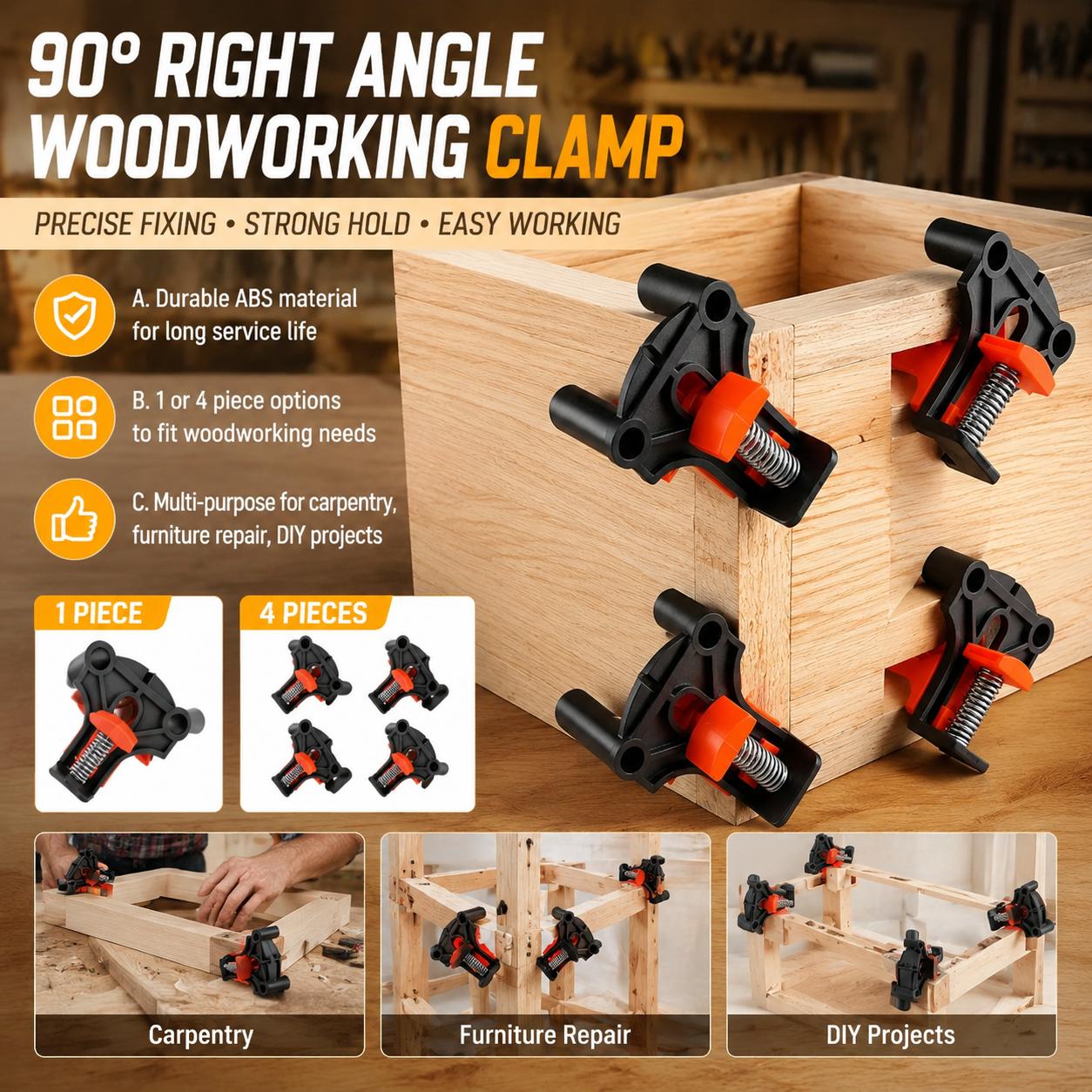 Woodworking Hardware - Набор высококачественных столярных зажимов для прямого