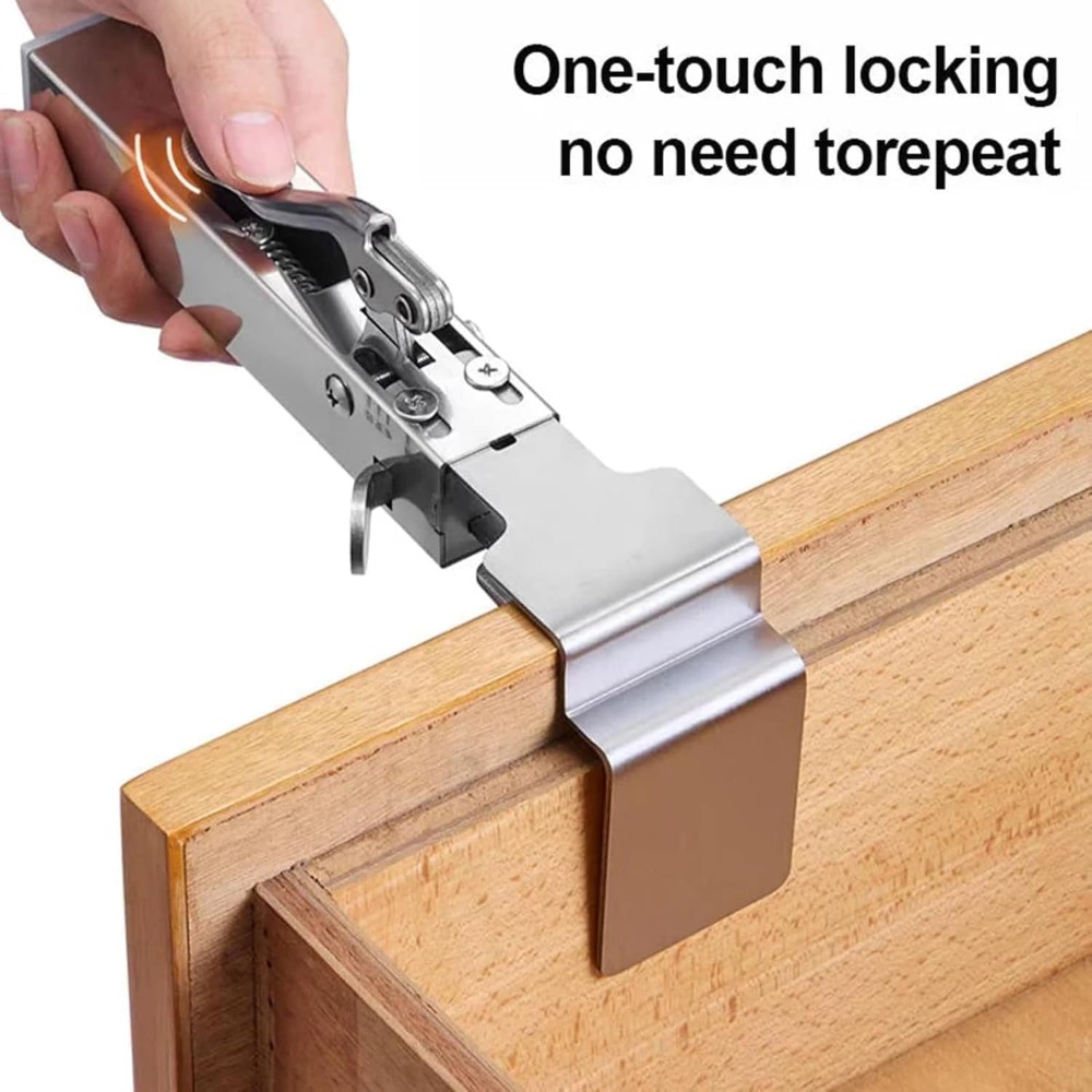 Woodworking Z Clips - Быстроустанавливаемые зажимы для передней установки ящика,