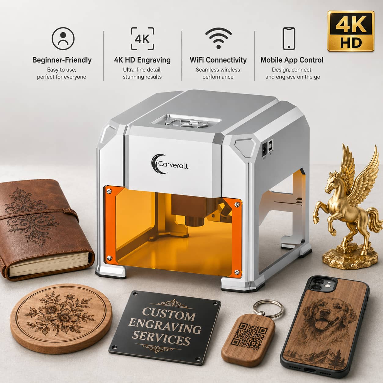 Лазерный гравер Carverall, K4  – обзор и цена Woodworking Veneer Cutter