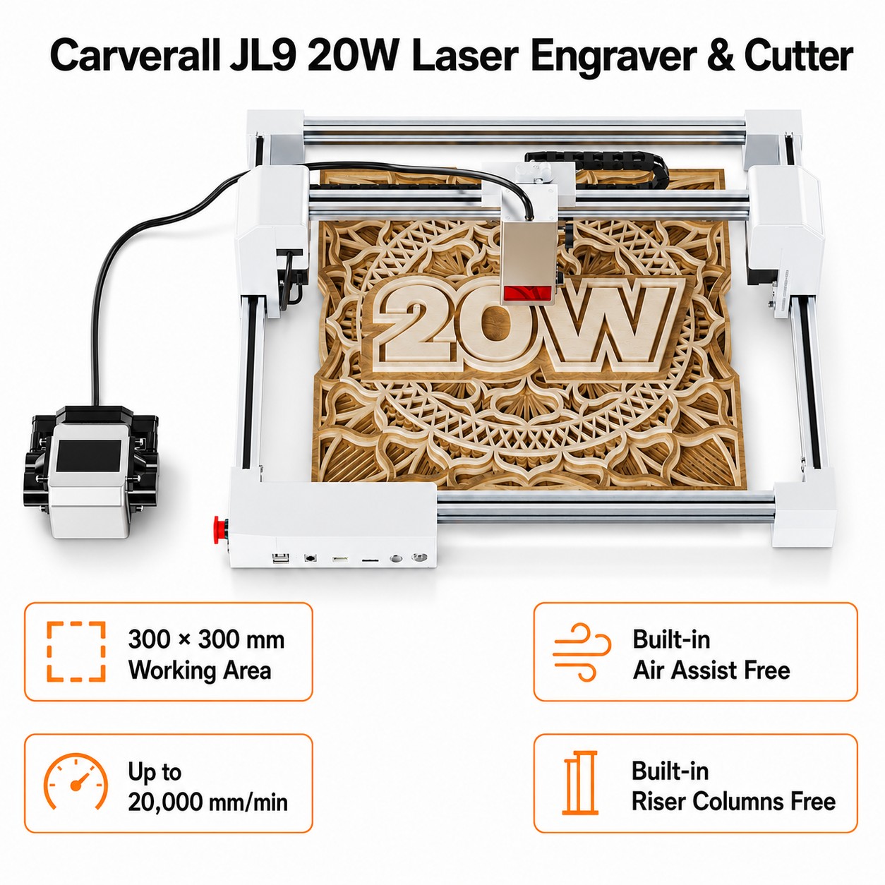Лазерный гравер-резак Carveral – обзор и цена Woodworking Veneer Cutter