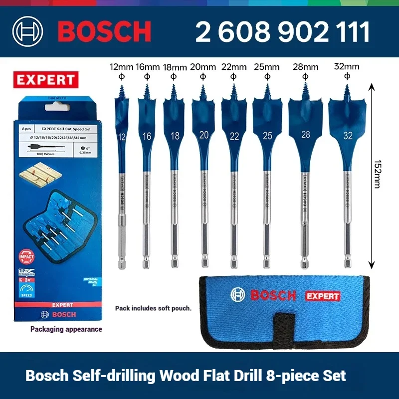 Набор сверл Bosch EXPERT Self  – обзор и цена Woodworking Drill Bits